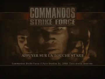 Commandos - Strike Force screen shot title